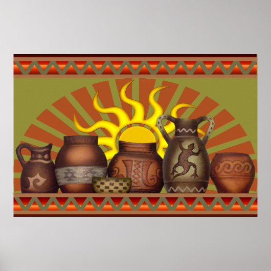 Southwest Pottery Poster (Vorne)