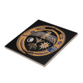 Southwest Rain Dance Spirits Fliese (Seite)