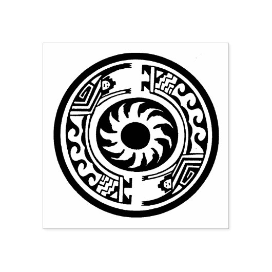 Southwest Rainbow Spirits design Gummi Briefmarke Gummistempel (Prägung)