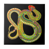 Southwest Rattlesnake Tile Fliese (Vorderseite)