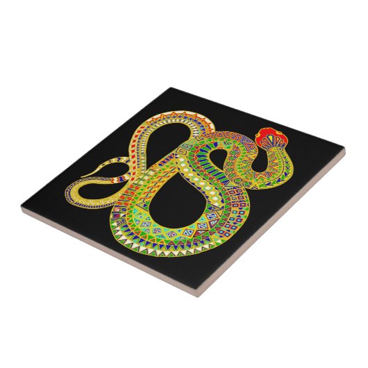 Southwest Rattlesnake Tile Fliese (Seite)