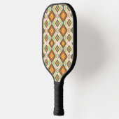 Southwest Retro Pop Art Diamanten Gemustert Pickleball Schläger (Links)