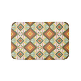 Southwest Retro Pop Art Diamanten Muster Badematte