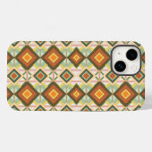 Southwest Retro Pop Art Diamanten Muster Case-Mate iPhone Hülle (Rückseite (Horizontal))