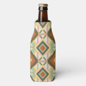 Southwest Retro Pop Art Diamanten Muster Flaschenkühler (Flaschenvorderseite)