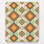 Southwest Retro Pop Art Diamanten Muster Mousepad (Vorne)