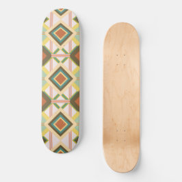 Southwest Retro Pop Art Diamanten Muster Skateboard