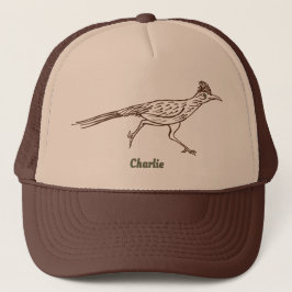 Southwest Roadrunner Bird Drawing Personalized  Truckerkappe