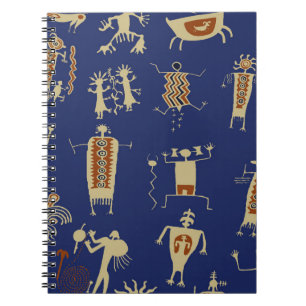 Southwest Rock Art Shaman Notizblock