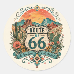 Southwest Route 66 Canyon Vista Aufkleber