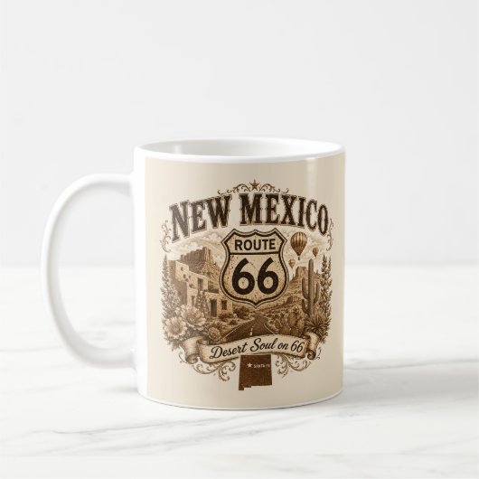 Southwest Route 66 Morgenkaffee Kaffeetasse (Links)
