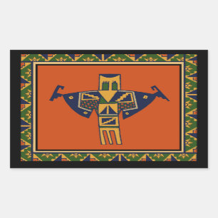 Southwest Shaman Spirit Rechteckiger Aufkleber