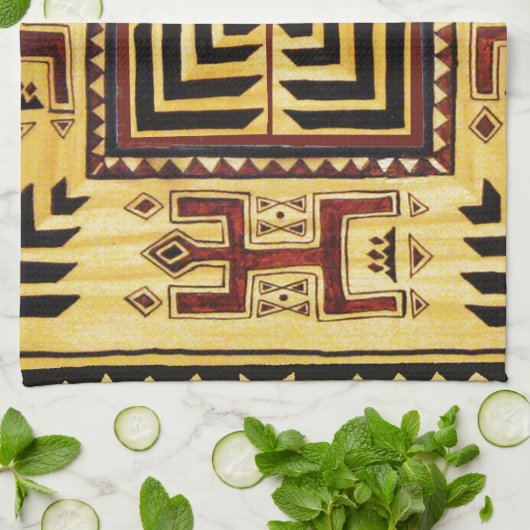 Southwest Stammesterne Handtuch (Gefaltet)