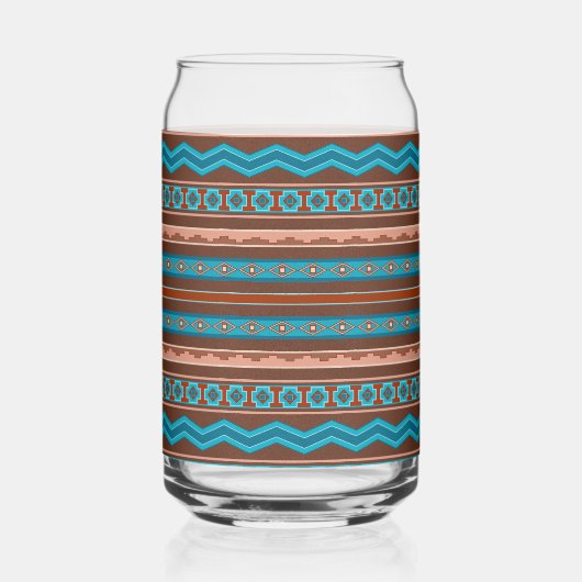Southwest Style Geometric Cameron Gorge Design Dosenglas (Vorderseite)