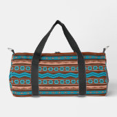 Southwest Style Geometric Cameron Gorge Design Duffle Bag (Vorderseite)