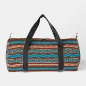 Southwest Style Geometric Cameron Gorge Design Duffle Bag (Rückseite)