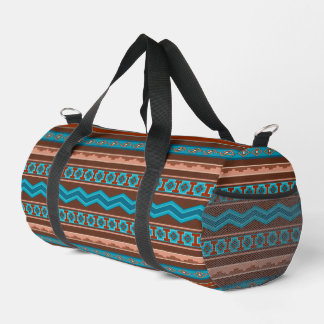 Southwest Style Geometric Cameron Gorge Design Duffle Bag