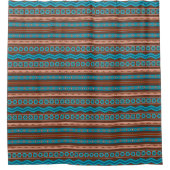 Southwest Style Geometric Cameron Gorge Design Duschvorhang (Vorderseite)
