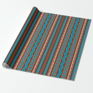 Southwest Style Geometric Cameron Gorge Design Geschenkpapier