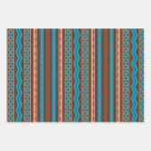 Southwest Style Geometric Cameron Gorge Design Geschenkpapier Set (Vorderseite)