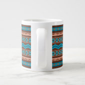 Southwest Style Geometric Cameron Gorge Design Jumbo-Tasse (Rückseite)