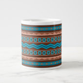 Southwest Style Geometric Cameron Gorge Design Jumbo-Tasse (Vorderseite)