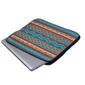 Southwest Style Geometric Cameron Gorge Design Laptopschutzhülle (Vorne Knopf)