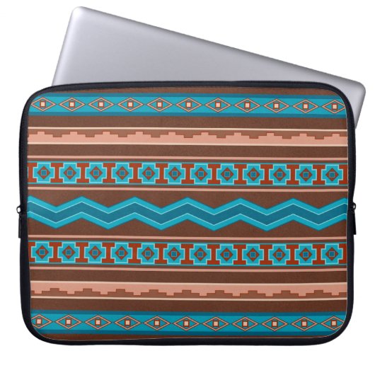 Southwest Style Geometric Cameron Gorge Design Laptopschutzhülle (Vorderseite)
