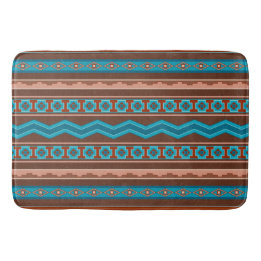 Southwest Style Geometric Cameron Gorge Design Lg Badematte