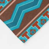 Southwest Style Geometric Cameron Gorge Design Lg Fleecedecke (Ecke)
