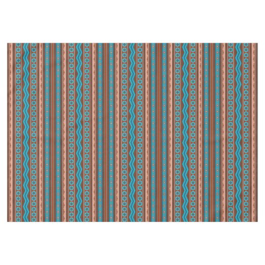 Southwest Style Geometric Cameron Gorge Design Md Tischdecke (Vorderseite (Horizontal))