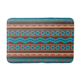 Southwest Style Geometric Cameron Gorge Design Med Badematte