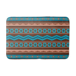 Southwest Style Geometric Cameron Gorge Design Med Badematte