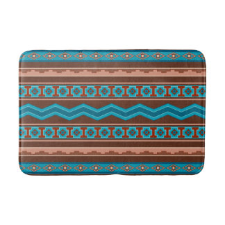 Southwest Style Geometric Cameron Gorge Design Med Badematte