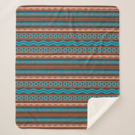 Southwest Style Geometric Cameron Gorge Design Med Sherpadecke