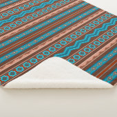 Southwest Style Geometric Cameron Gorge Design Med Sherpadecke (3/4)