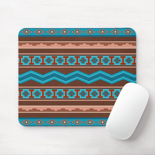 Southwest Style Geometric Cameron Gorge Design Mousepad (Mit Mouse)