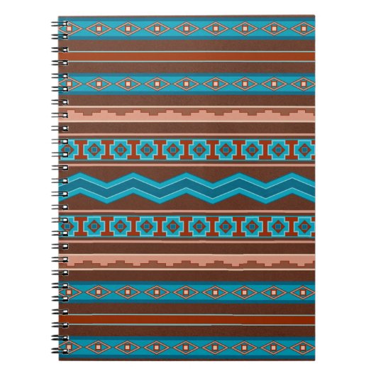 Southwest Style Geometric Cameron Gorge Design Notizblock (Vorderseite)