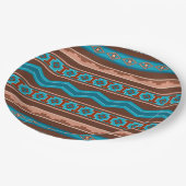 Southwest Style Geometric Cameron Gorge Design Pappteller (Schrägansicht)