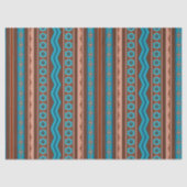 Southwest Style Geometric Cameron Gorge Design Seidenpapier (Vorderseite)