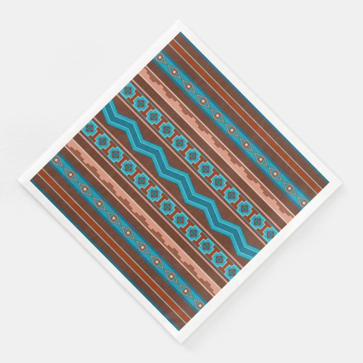 Southwest Style Geometric Cameron Gorge Design Serviette (Ecke)