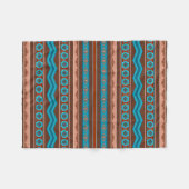 Southwest Style Geometric Cameron Gorge Design Sm Fleecedecke (Vorderseite (Horizontal))