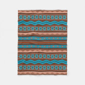 Southwest Style Geometric Cameron Gorge Design Sm Fleecedecke (Vorderseite)