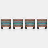 Southwest Style Geometric Cameron Gorge Design Whiskyglas (Rechts)
