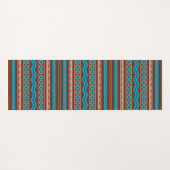 Southwest Style Geometric Cameron Gorge Design Yogamatte (Rückseite (Horizontal))