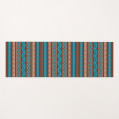 Southwest Style Geometric Cameron Gorge Design Yogamatte (Vorderseite (Horizontal))