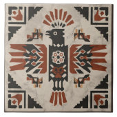 Southwest Tribal Eagle Geometric Ancestral Symbol Fliese (Vorderseite)