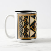 Southwest Tribal Indianerdesign Zweifarbige Tasse (Links)