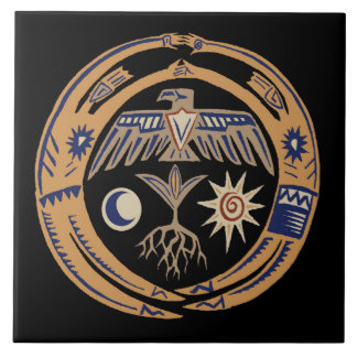 Southwest Tribal Rain Dance Fliese