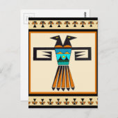 Southwest Twin Bird Head Postkarte (Vorne/Hinten)